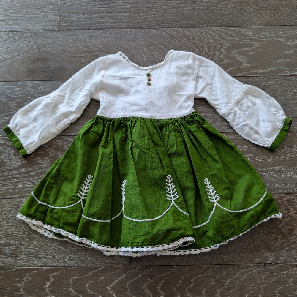 Well Dressed Wolf Festive Trees Dress 18 Months